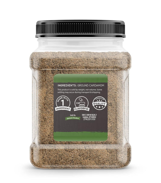 Birch & Meadow 1.5 Lb Of Ground Cardamom, Spicy & Fruity, Versatile