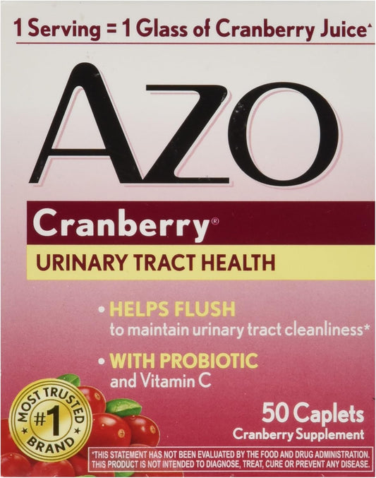 AZO Cranberry Tablets, 50 Count : Health & Household