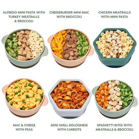 Nurture Life Finger Foods, Healthy Stage 3 Baby Foods, Pasta Favorites Including Mac & Cheese With Peas, Organic Focus, Toddler Meals, Baby Food Ready To Eat Kids Snack & Toddler Snack, 6 Variety Pack