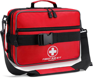 Premium 420 Piece Large First Aid Kit For Home, Car, Travel, Camping, Truck, Hiking, Sports, Office, Vehicle & Outdoor Emergencies - Emergency Medical Kits, Businesses & Home Medical Supplies