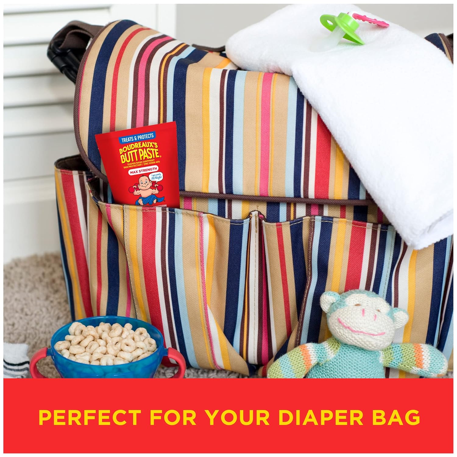 Boudreaux'S Butt Paste Maximum Strength Diaper Rash Cream, Ointment For Baby, 2 Oz Tube : Baby