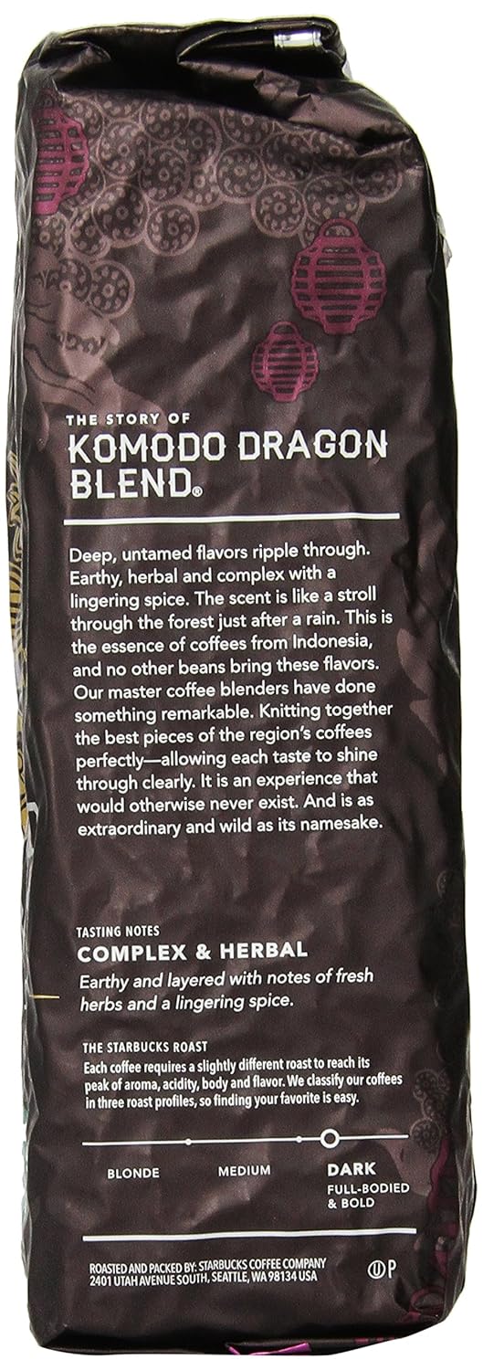 Starbucks Komodo Dragon Blend&reg, Whole Bean Coffee