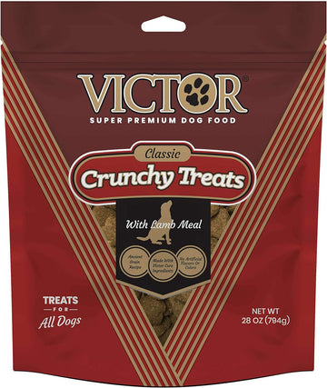 Victor Super Premium Dog Food – Classic Crunchy Dog Treats With Lamb Meal – Gluten-Free Treats For Small, Medium And Large Breed Dogs, 28Oz