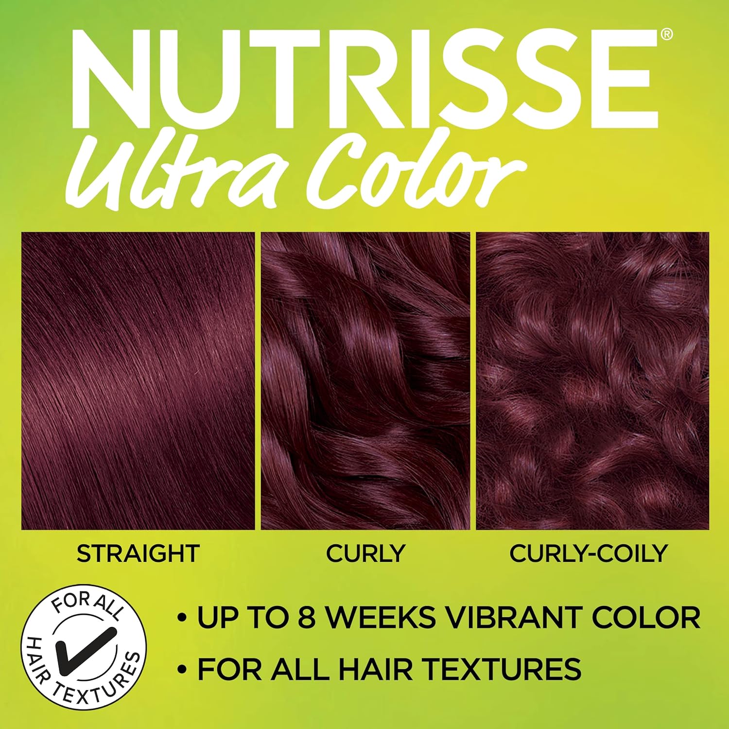 Garnier Hair Color Nutrisse Ultra Color Nourishing Creme, BR3 Intense Burgundy (Lotus Berry) Red Permanent Hair Dye, 1 Count (Packaging May Vary) : Beauty & Personal Care