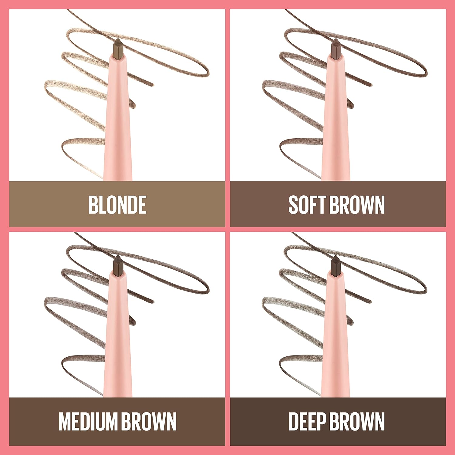 Maybelline Total Temptation Eyebrow Definer Pencil, Deep Brown, 1 Count