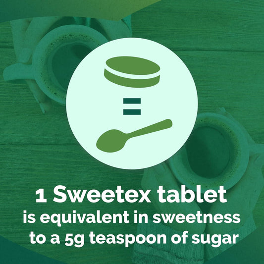 Sweetex, Zero Calorie, 1200 Tablets X 6, 7200 Tablets Total, Sweetener, Artificial, Calorie-Free, Maintains Healthier Lifestyle, Helps Slimming, Sugar Substitutes, Baking Supplies