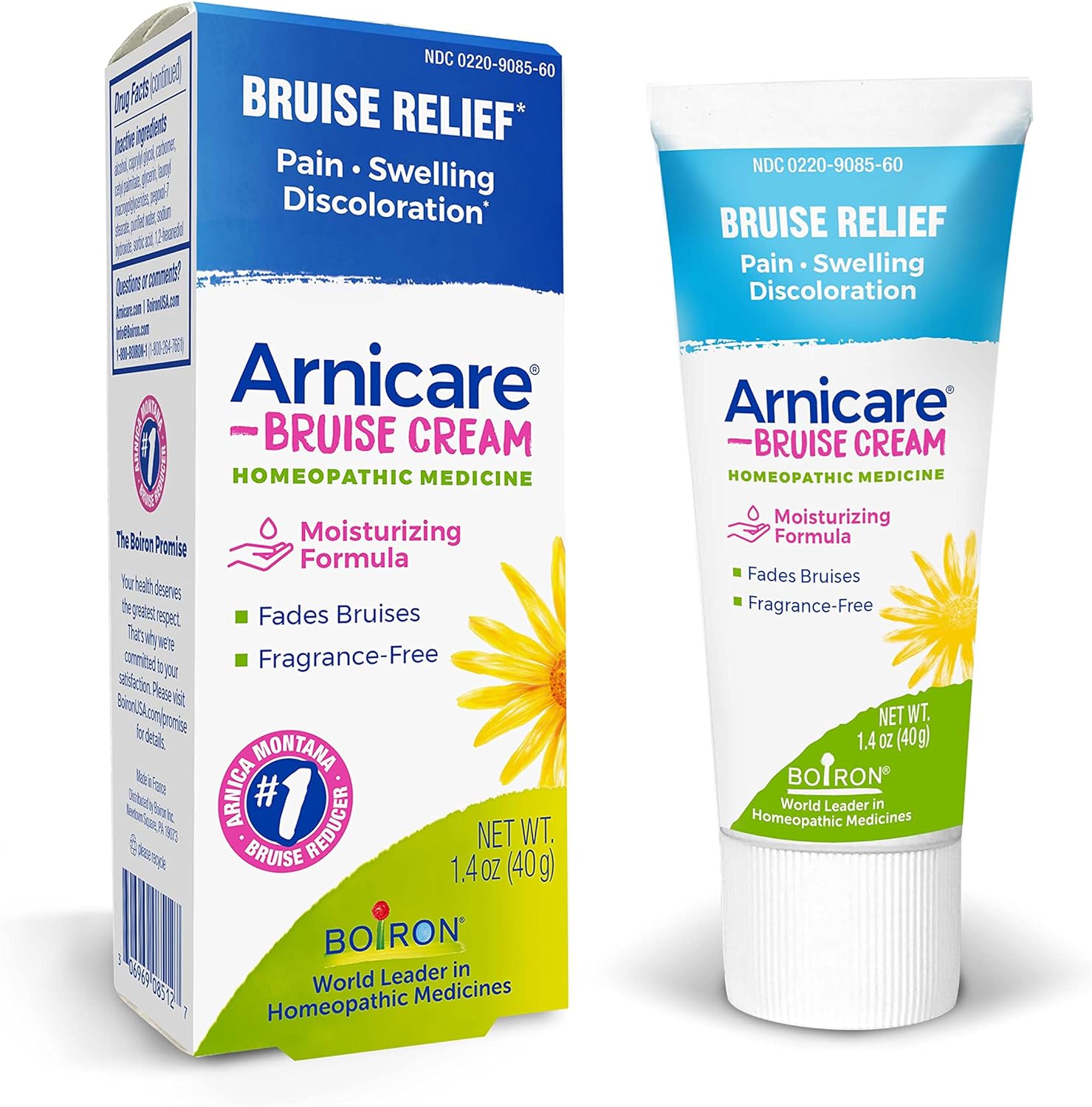 Boiron Arnicare Bruise Cream For Pain Relief From Bruising And Swelling Or Discoloration From Injury - 1.4 Oz(Pack Of 1)