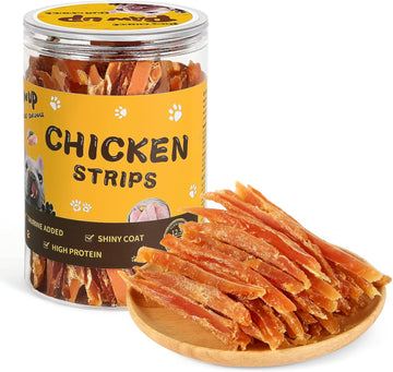 Chicken Jerky Strips Dog Treats, Training Treats for Dogs w/Taurine, Low Fat, Natural Chicken Jerky Cuts, 12.5 oz