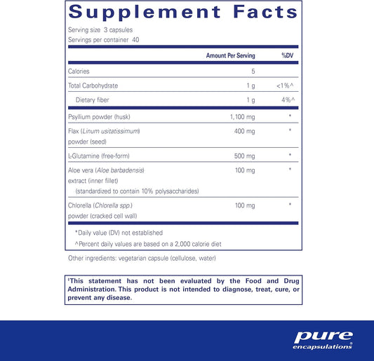 Pure Encapsulations G.I. Fortify (Capsules) | Supports G.I. Function, Motility And Detoxification | 120 Capsules