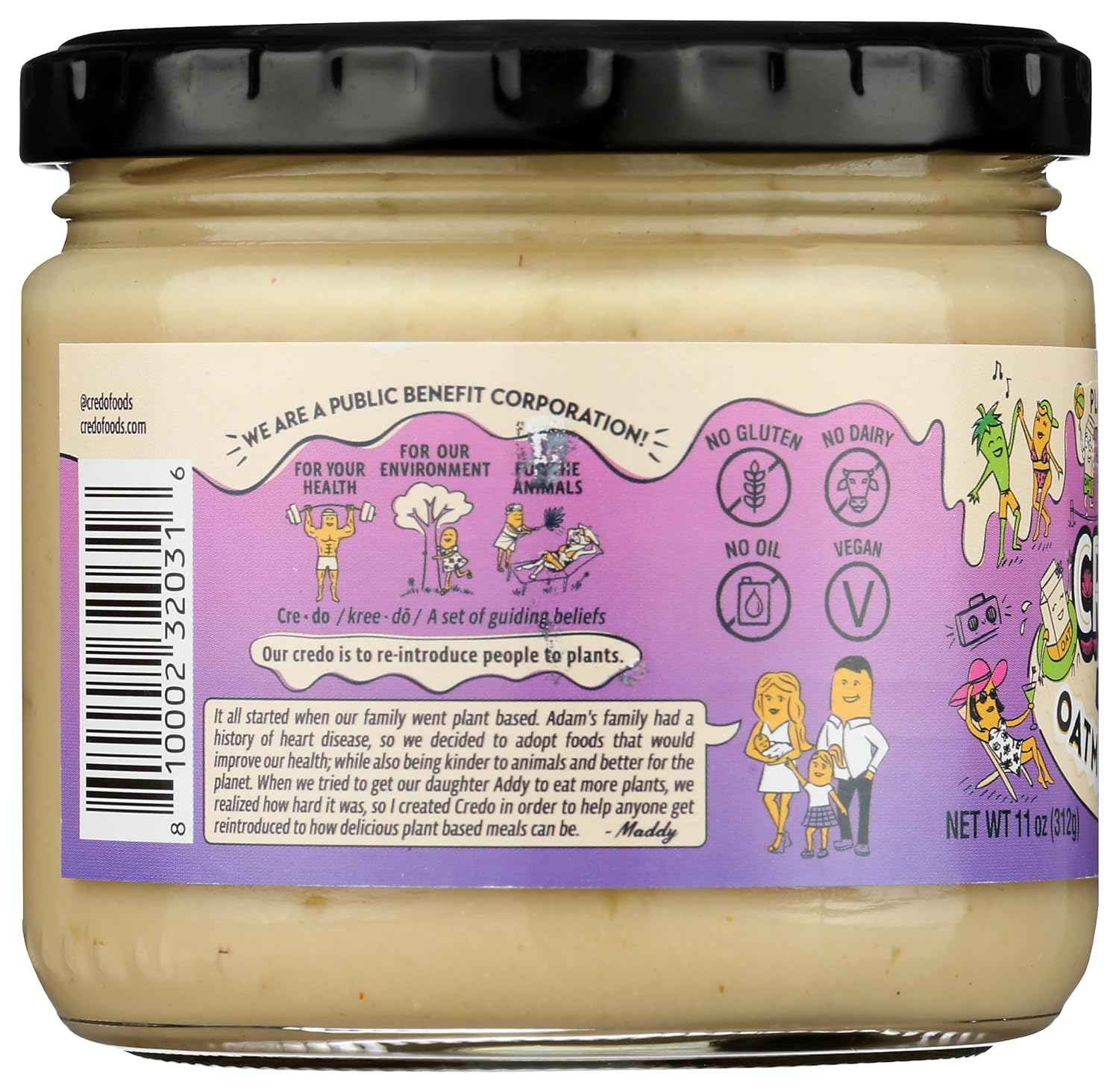 Credo Foods Oatmilk Queso Blanco, 11 Oz