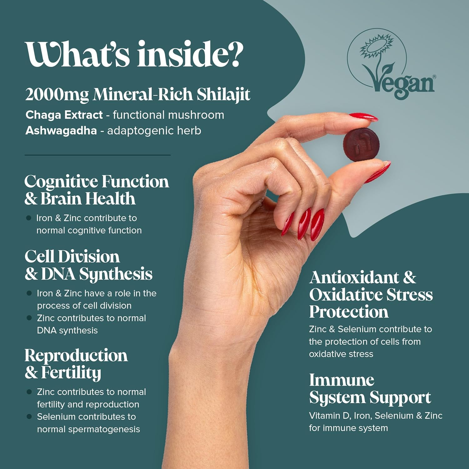Shilajit Gummies – 2000mg High Strength Shilajit with Ashwagandha, Chaga, Zinc, Iron, Selenium & Vitamin D – Himalayan Gummies for Men & Women – Energy, Brain & Immune Support – Novomins : Amazon.co.uk: Health & Personal Care