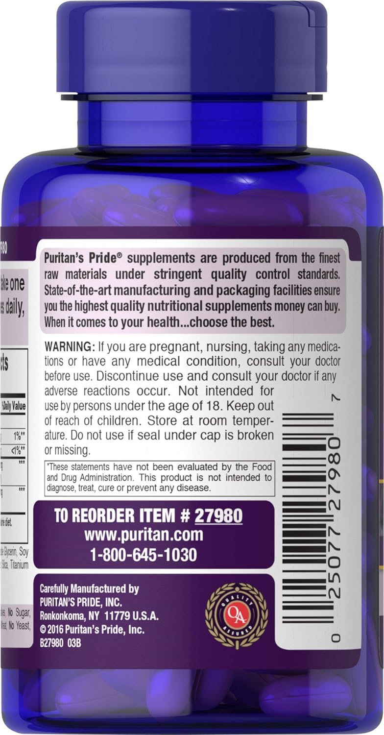 Puritan's Pride Resveratrol 250 mg, 60 Count : Health & Household