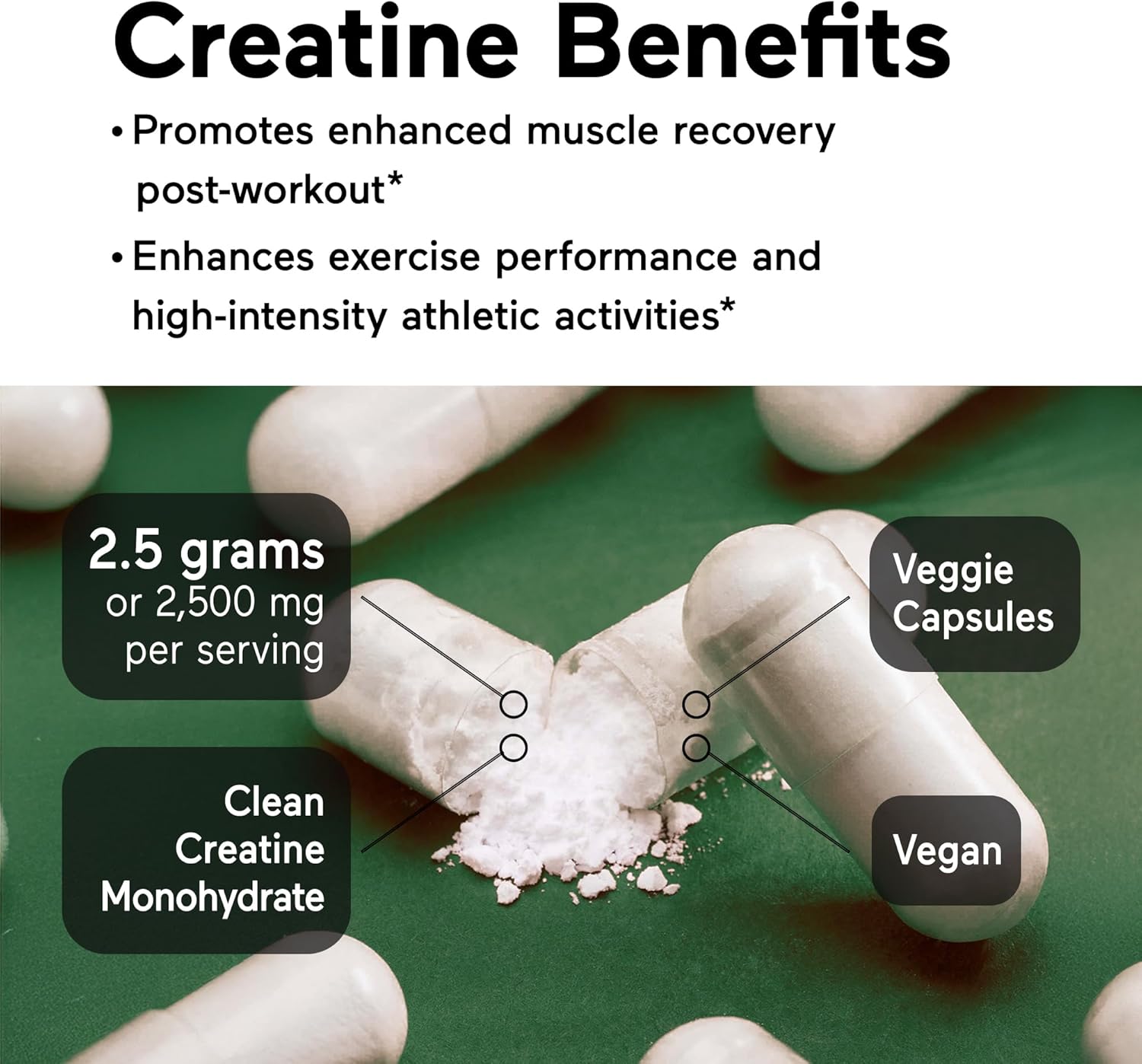 Smarternutrition Creatine Monohydrate Powder, 5000Mg (5G) Per Serving - Creatine Powder For Women & Men, Unflavored, Pre-Workout & Post Workout Support For Muscle Mass & Hydration [100 Servings] : Health & Household
