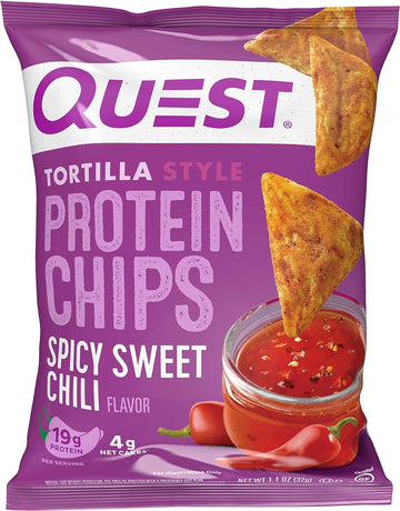 Quest Nutrition Tortilla Chip Spicy Sweet Chili, 1.1 Ounce (Pack of 12)