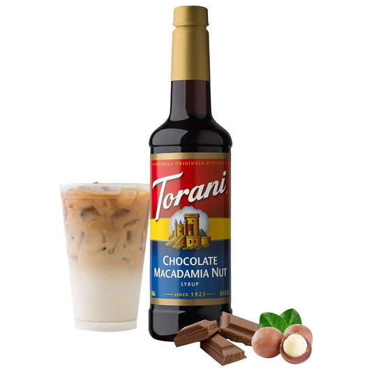 Torani Syrup, Chocolate Macadamia Nut, 25.4 Ounces (Pack Of 4)