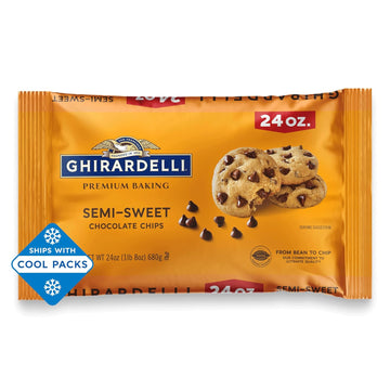 Ghirardelli Semi-Sweet Chocolate Premium Baking Chips Chocolate Chips For Baking, 24 Oz Bag (Pack Of 3)