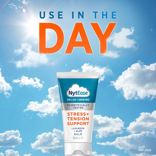 Nytease Balm 50Ml - Stress And Tension Support - Formulated With A Fragrance Blend Of Passionflower, Lavender, Aloe And Lotus Flower Plant Extract - Massage Into Pulse Points, Neck, Shoulders And Hand