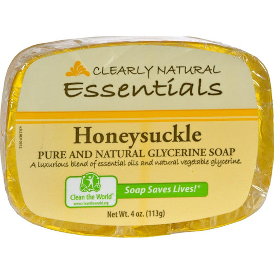 Clearly Natural Soap Bar Glyc Honeysckle : Bath Soaps : Beauty & Personal Care