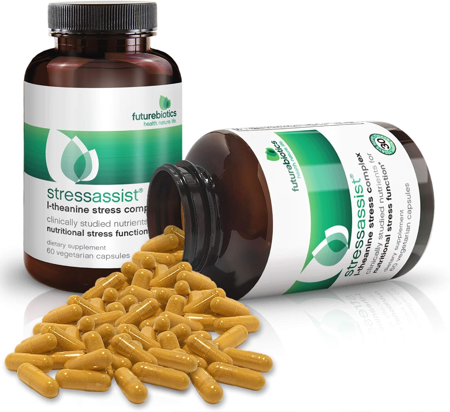 Futurebiotics StressAssist 60 Vegetarian Capsules : Health & Household