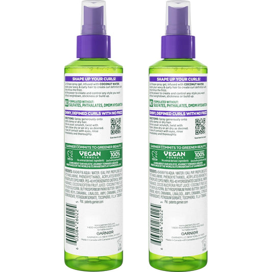 Garnier Hair Care Fructis Style Shape Curl Defining Spray Gel, 17 Ounce (Pack of 2)