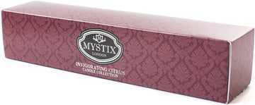 Mystix London | Invigorating Citrus Scented Candle Collection Gift Set | Best Aroma for Home, Kitchen, Living Room and Bathroom | Perfect as a Gift | Reusable Glass Jar