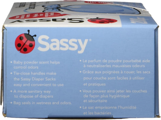 Sassy Baby Disposable Diaper Sacks, 200 Count, Packaging May Vary