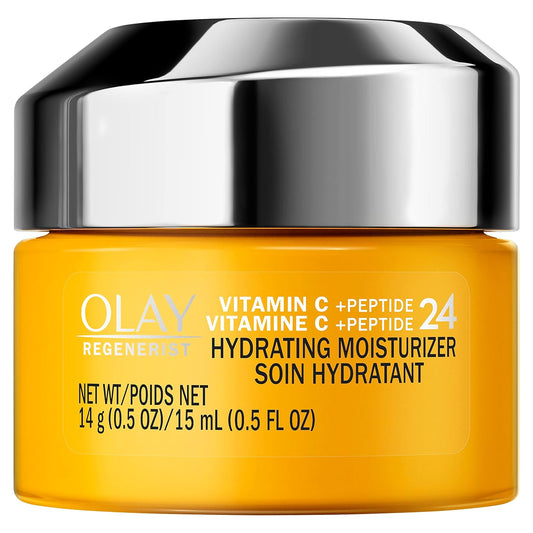 Olay Regenerist Vitamin C + Peptide 24 Face Moisturizer, Trial Size, 0.5 Oz