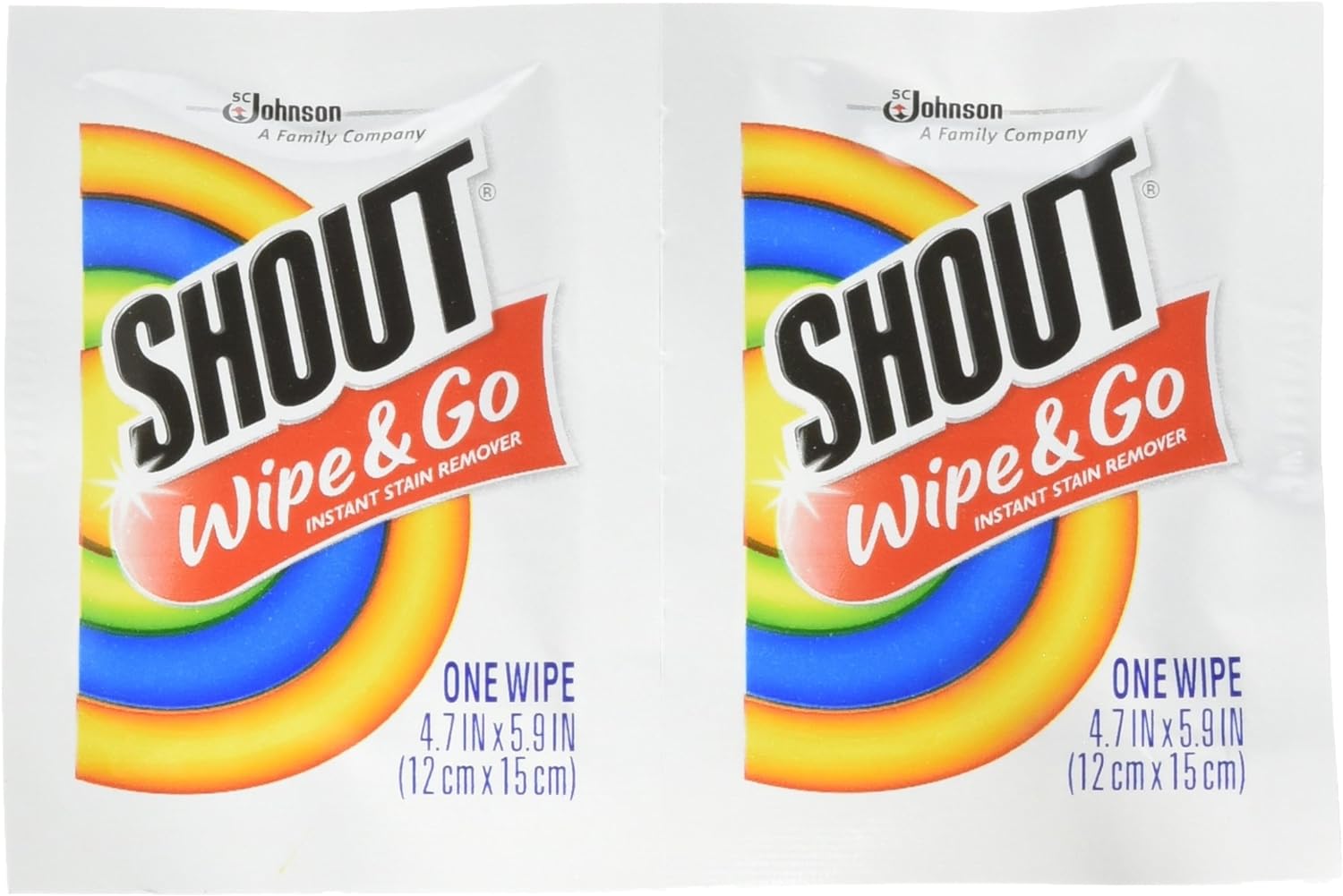 Shout Instant Stain Remover Towelette Wipes (80 count)