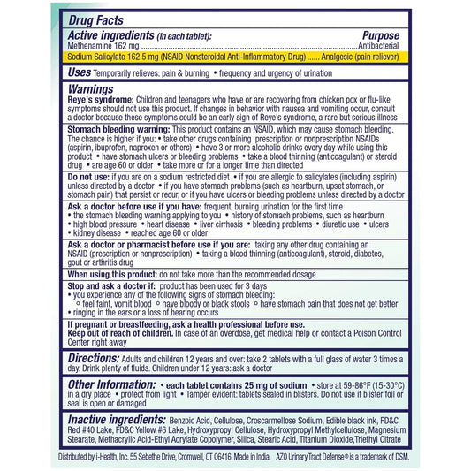 Azo Urinary Tract Defense Antibacterial Protection, Fsa/Hsa Eligible, Helps Control A Uti Until You Can See A Doctor, From The No. 1 Most Trusted Urinary Health Brand, 18 Count