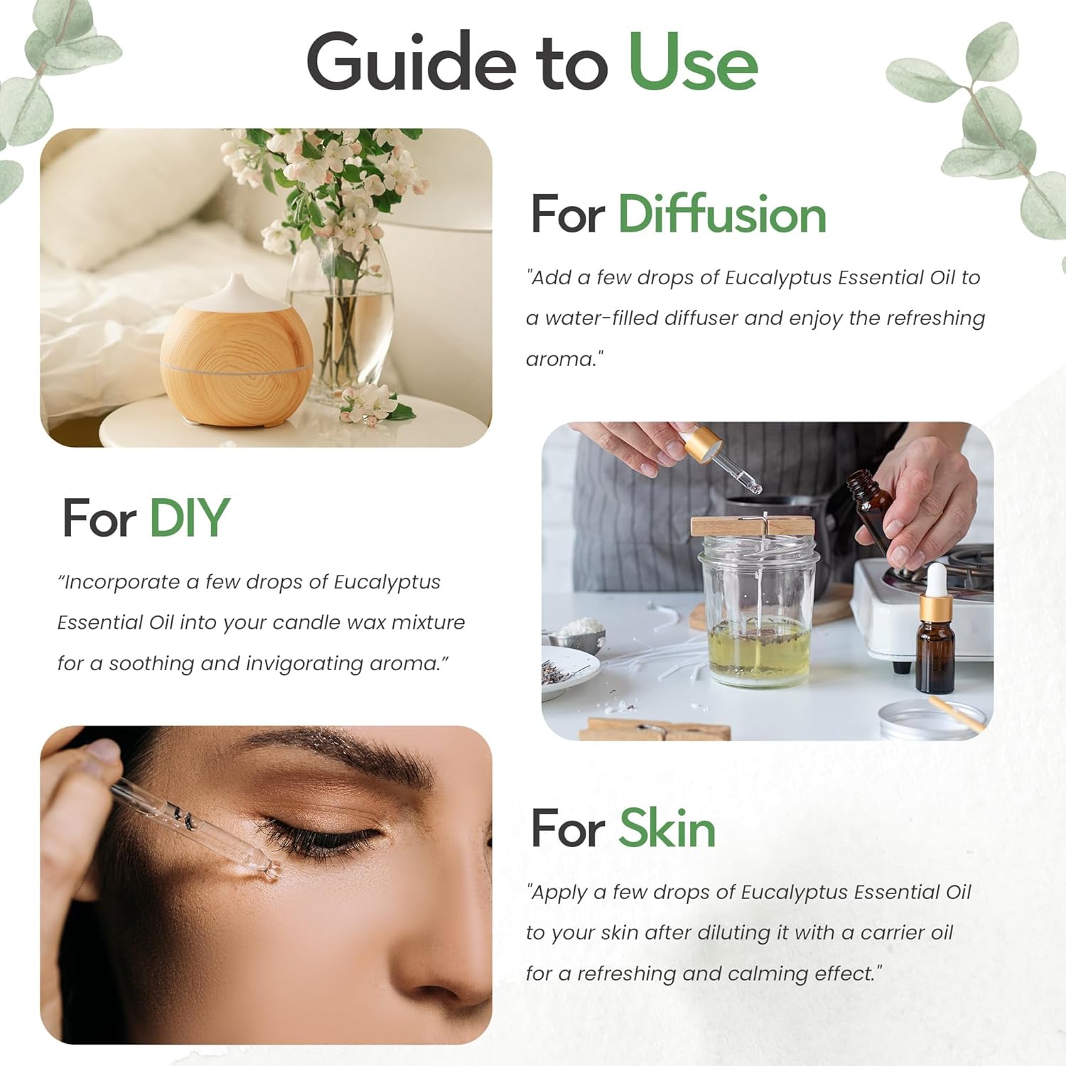 Freshskin Beauty LTD | Eucalyptus Essential Oil 10ml - 100% Pure & Natural Essential Oils : Amazon.co.uk: Health & Personal Care