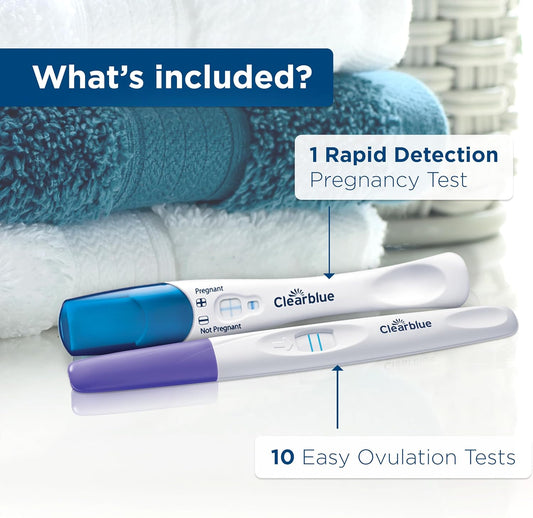 Clearblue Ovulation Complete Starter Kit, 10 Ovulation Tests And 1 Pregnancy Test