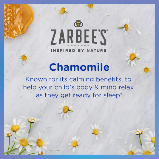 Zarbee'S Gentle Bedtime Liquid For Kids - Melatonin-Free Blend Of Natural Honey, Apple, And Chamomile Helps Children Unwind And Relax To Prepare For Sleep, 8Oz