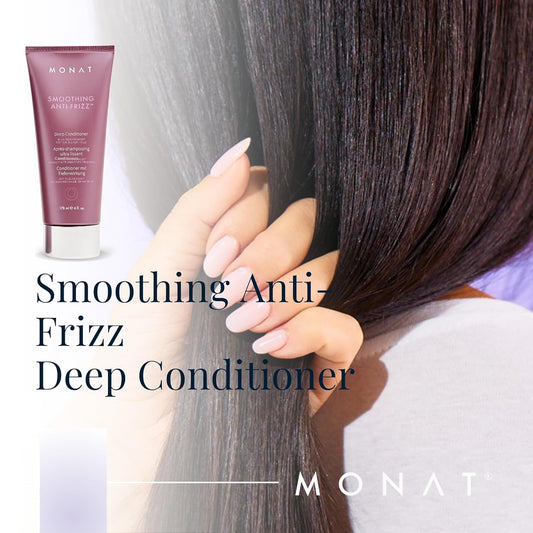 MONAT Smoothing Anti-Frizz™ Deep Conditioner - with Rejuveniqe® Anti Frizz Hair Products/Long-Lasting Frizz Control Hair Care Products, Deep Conditioner for Damaged Hair - Net Wt. 178 ml / 6 fl. oz