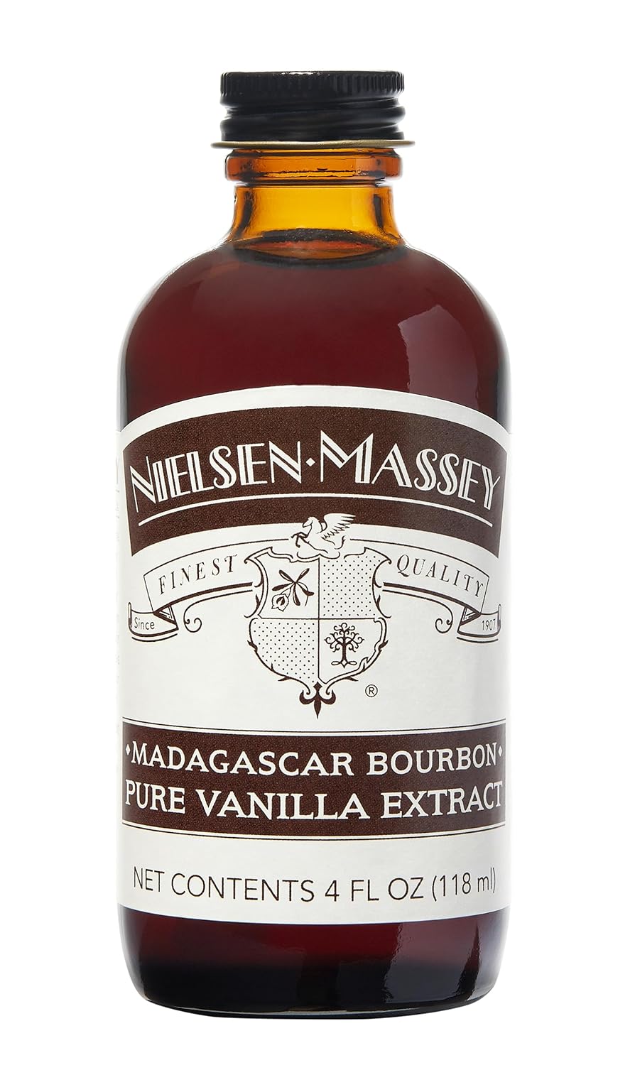 Nielsen-Massey Madagascar Bourbon Pure Vanilla Extract For Baking And Cooking, 4 Ounce Bottle