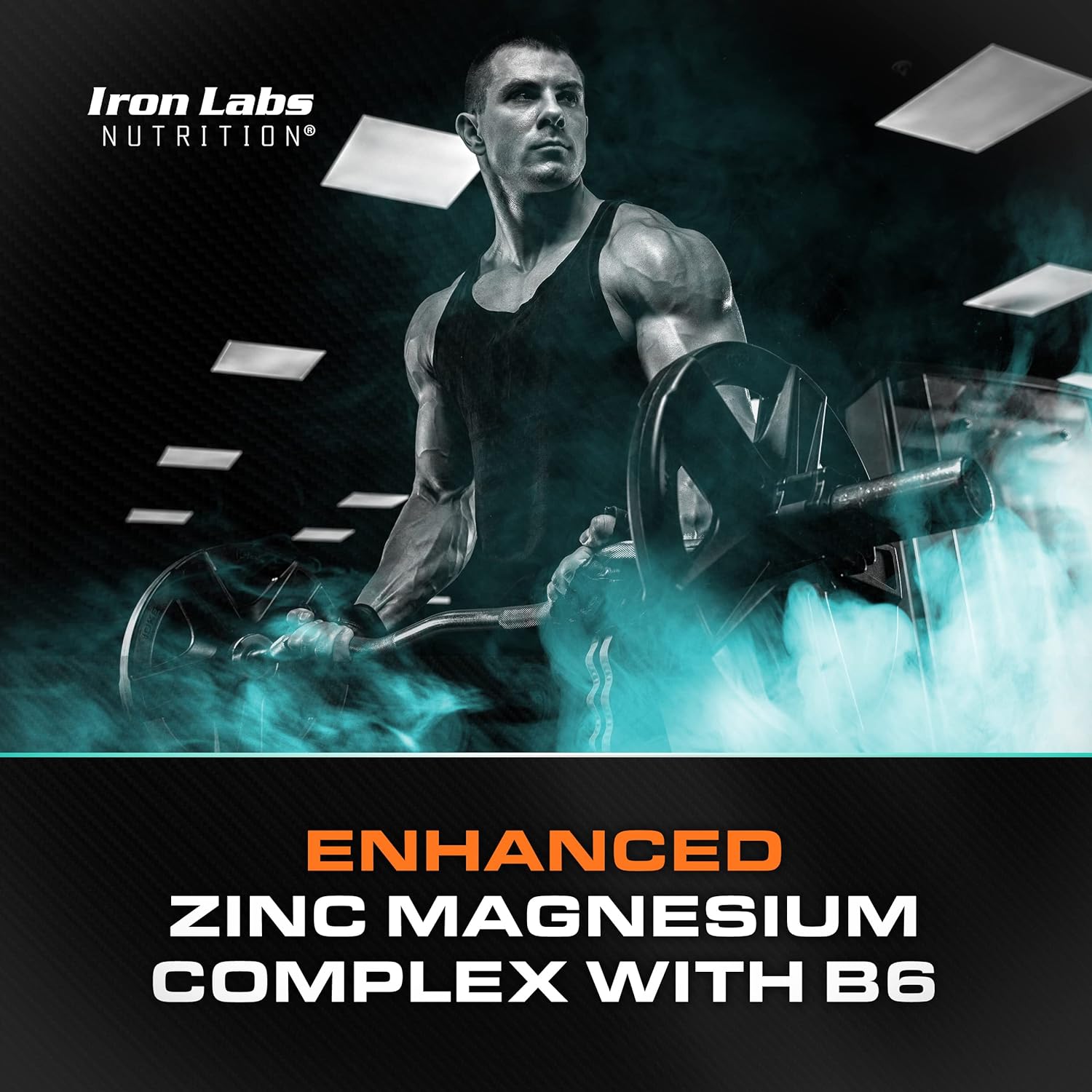 Iron Labs ZM6 - High Strength Zinc and Magnesium Supplement - 180 Vege