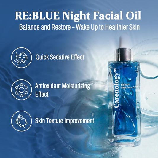 Re:Blue Night Facial Oil 1.7 Fl/Oz, 50Ml
