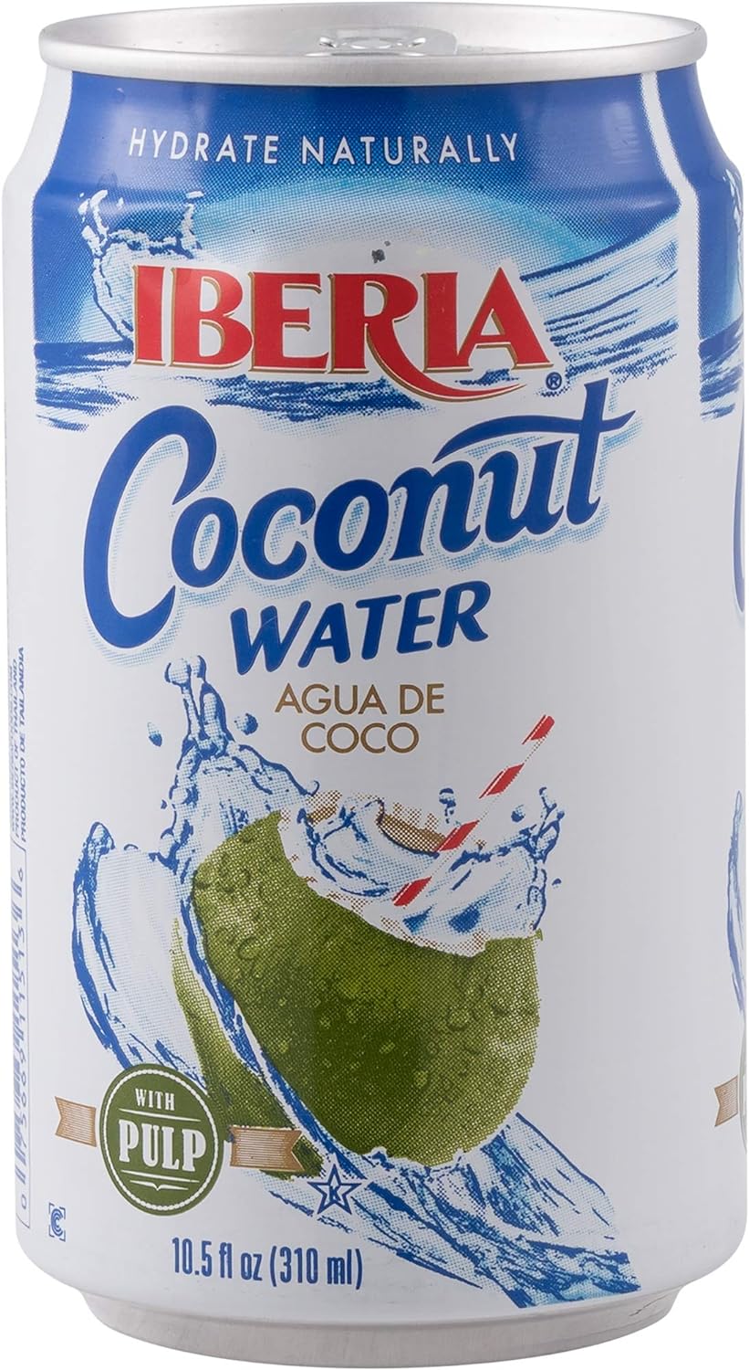 Iberia Coconut Water With Pulp, 10.5 Fl Oz (Pack of 24) : Grocery & Gourmet Food
