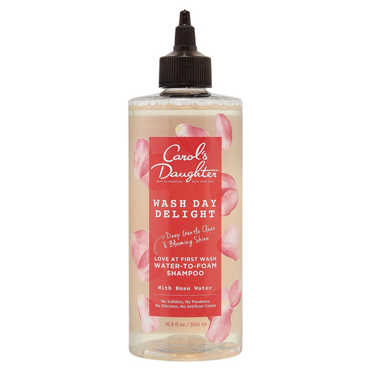 Carol'S Daughter Wash Day Delight Sulfate Free Clarifying Shampoo And Deep Conditioner Set With Rose Water And Micellar - Best For Curly, Natural, And Textured Hair – Detangle And Moisturize