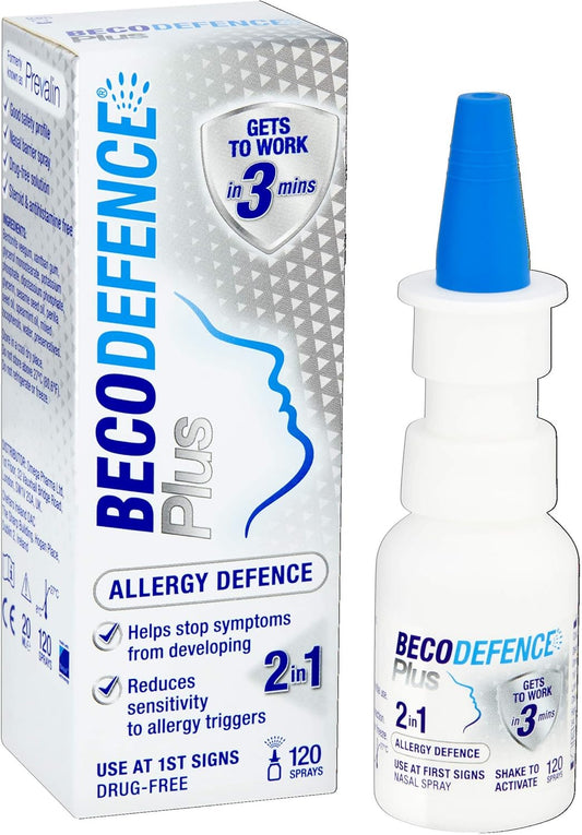 Becodefence, Plus Nasal Spray – Gets To Work In 3 Minutes Nondrowsy 120 Sprays, 20 Ml