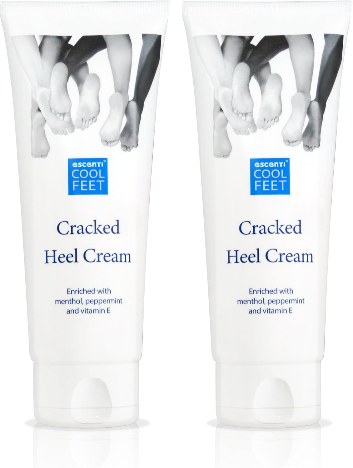Escenti Cool Feet Cracked Heel Cream For Dry Skin, 100 Ml - Pack Of 2