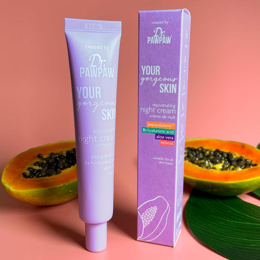 Dr.Pawpaw Your Gorgeous Skin Rejuvenating Night Cream: Soothing, Hydrating, Smoothing, Restoring & Calming (45 Ml)