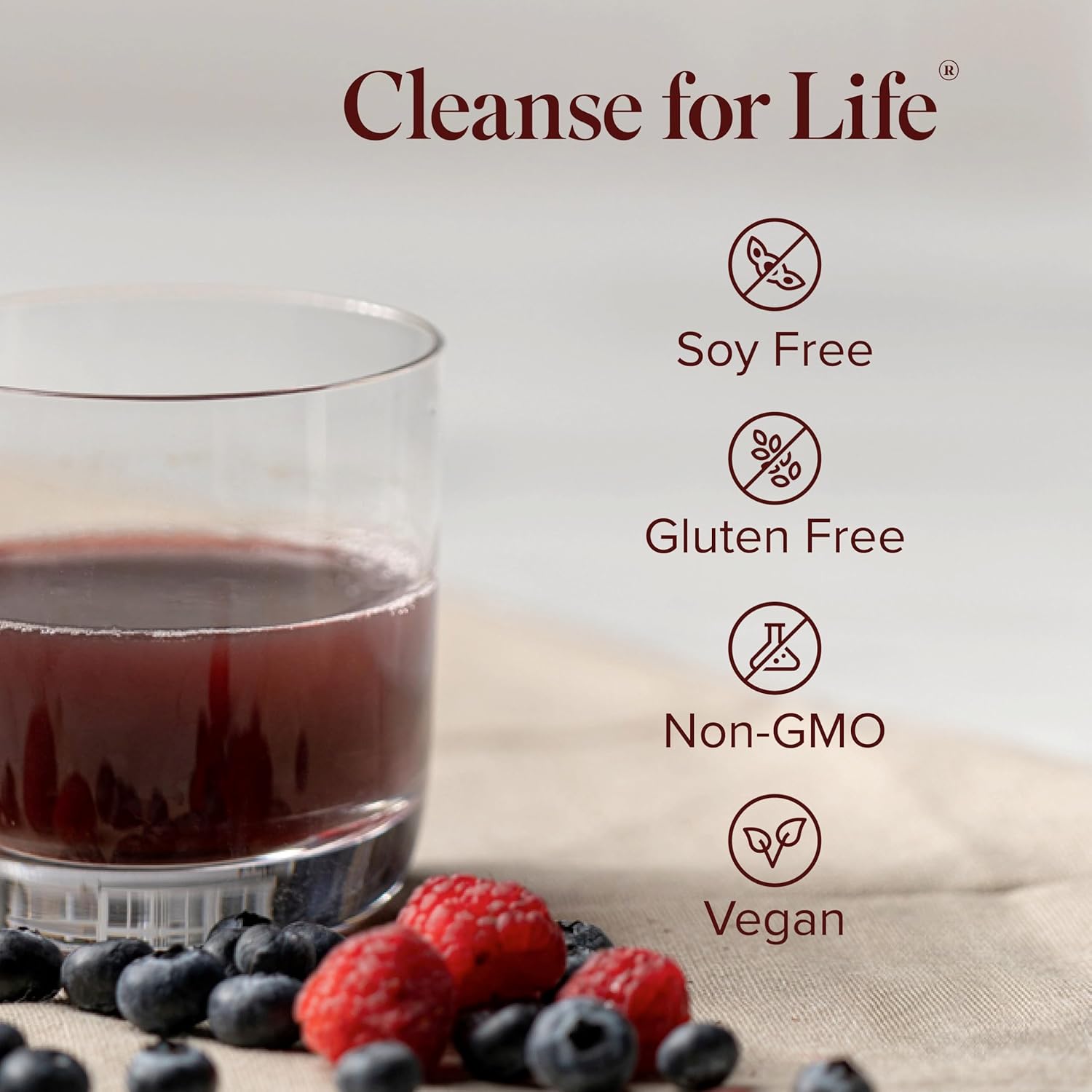 Isagenix Cleanse For Life - Powder Supplement For Cleanse Drink With No Laxatives Or Diuretics - Support Metabolism With Vitamin B12 & Niacin - Natural Rich Berry -3.4 Oz (16 Servings) : Health & Household