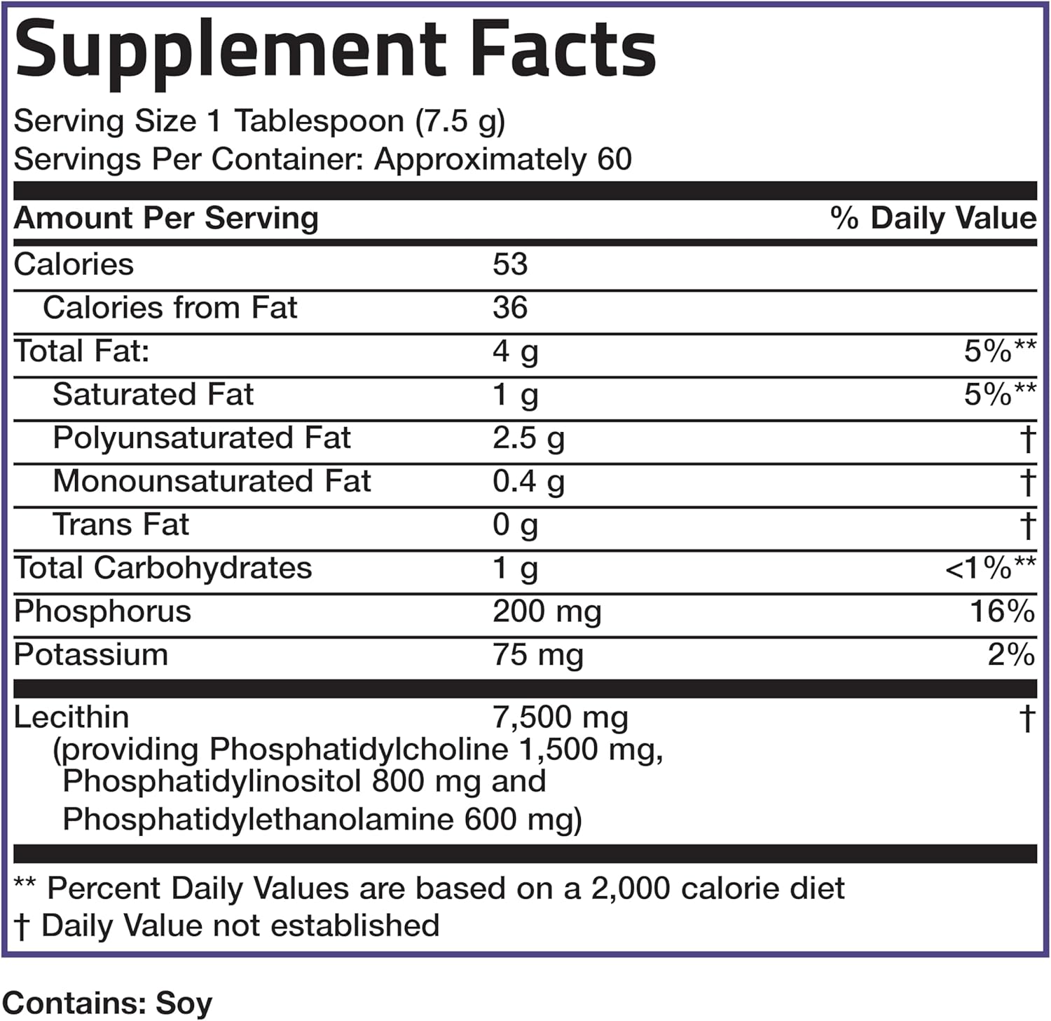 Bronson Lecithin Granules (Powder) 7500 MG, 1 Lbs (454 Grams, or 16 Ounces) : Health & Household