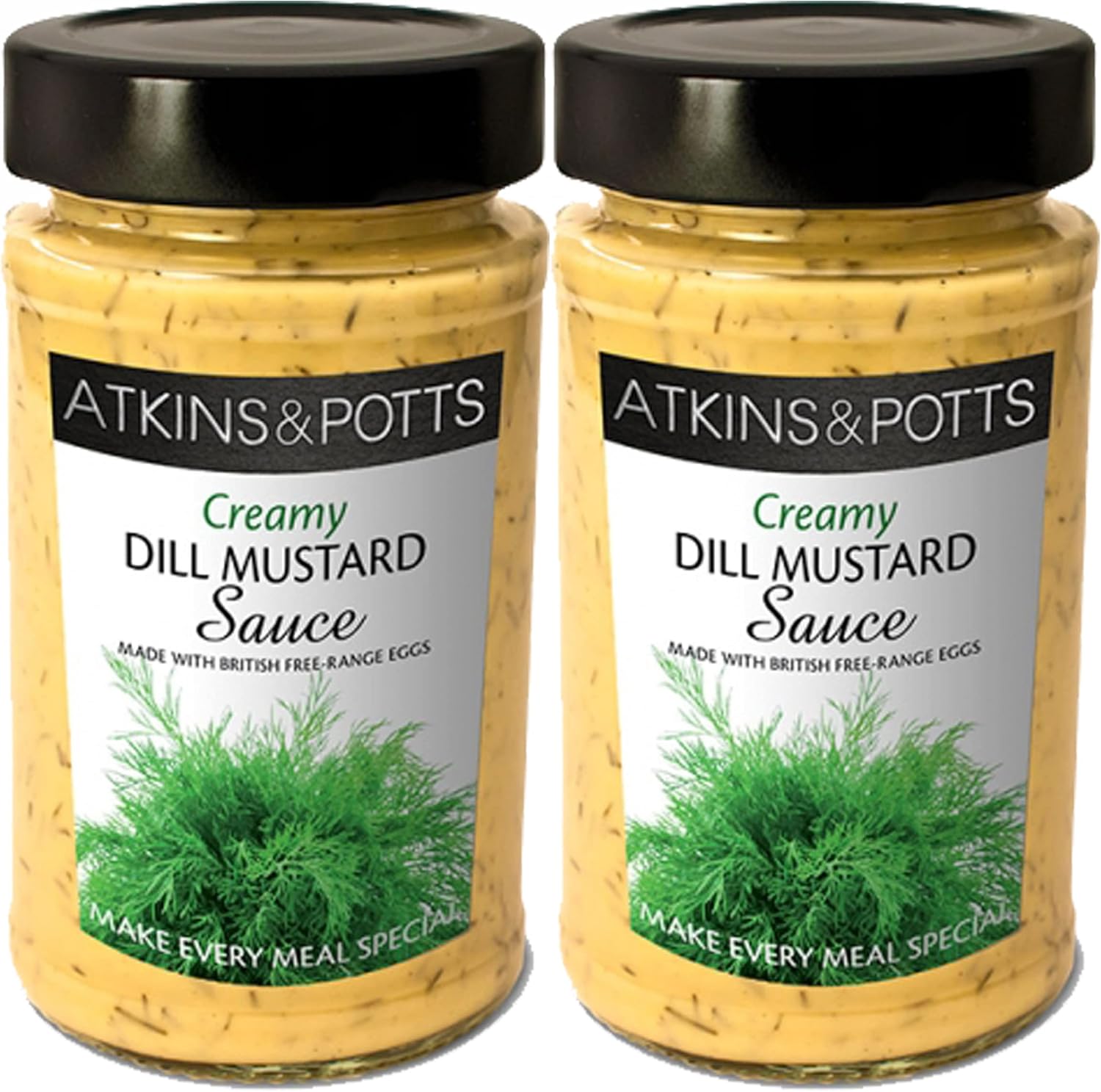 Atkins & Potts - Dill Mustard Sauce 200g | Pack of 2