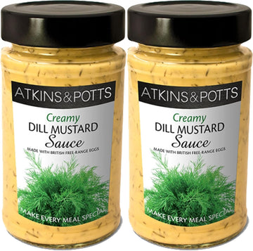Atkins & Potts - Dill Mustard Sauce 200g | Pack of 2