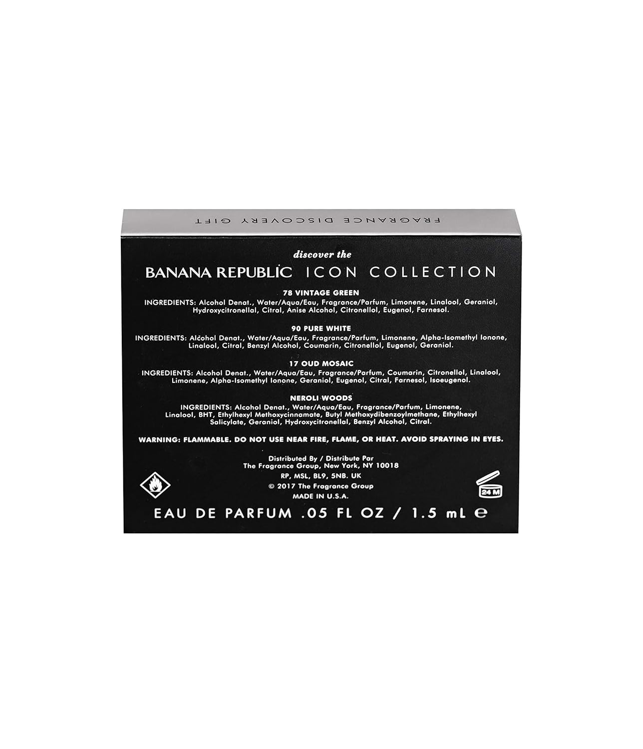 Banana Republic Icon Fragrance Discovery Gift Set, 0.2 Ounces