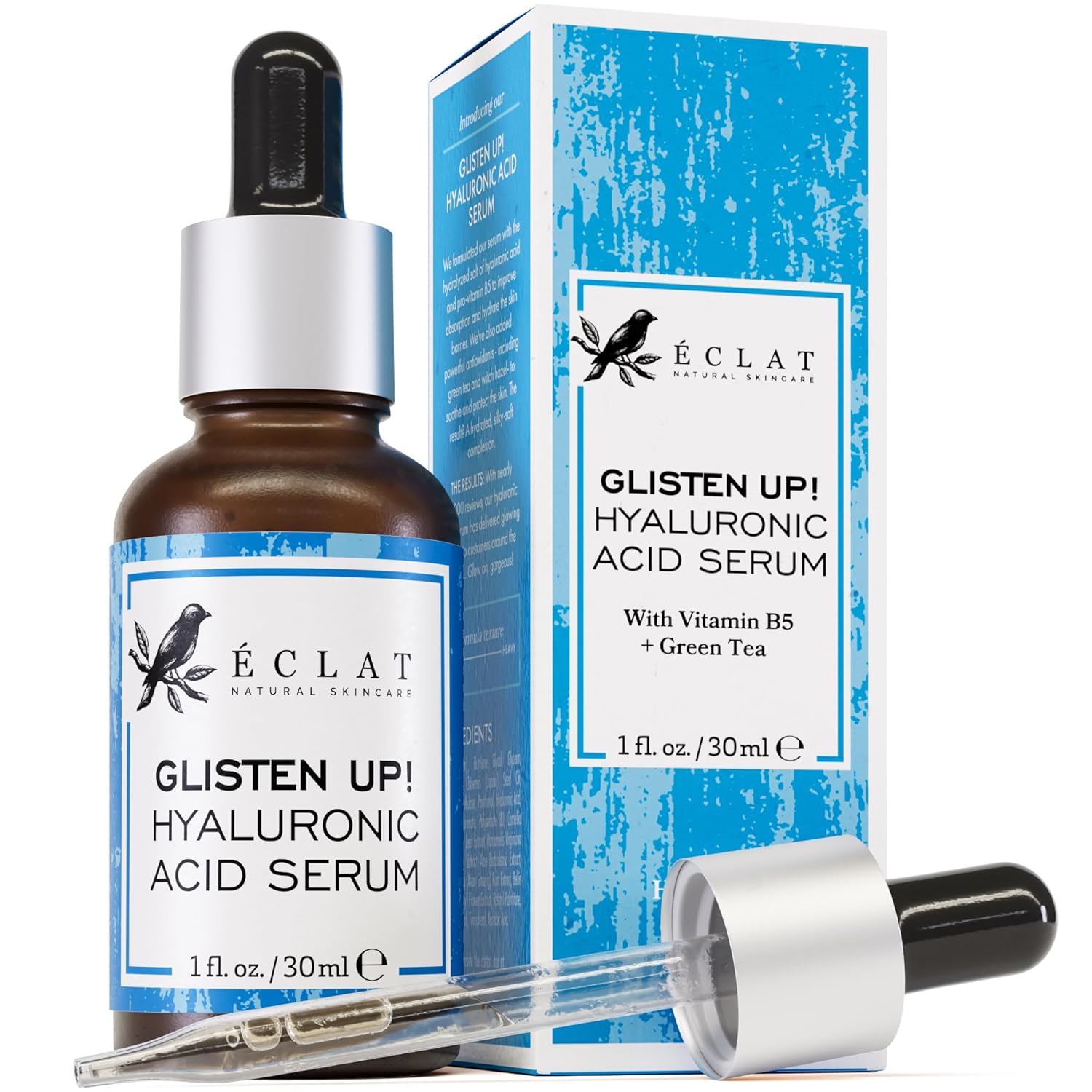 Eclat Skincare Retinol Serum For Face - Pure Retinol With Hyaluronic Acid & Vitamin E - Skin Care For Dark Spots - Anti Aging & Anti Wrinkle Formula - Resurfacing Retinoid Serum For Face 1 Fl Oz