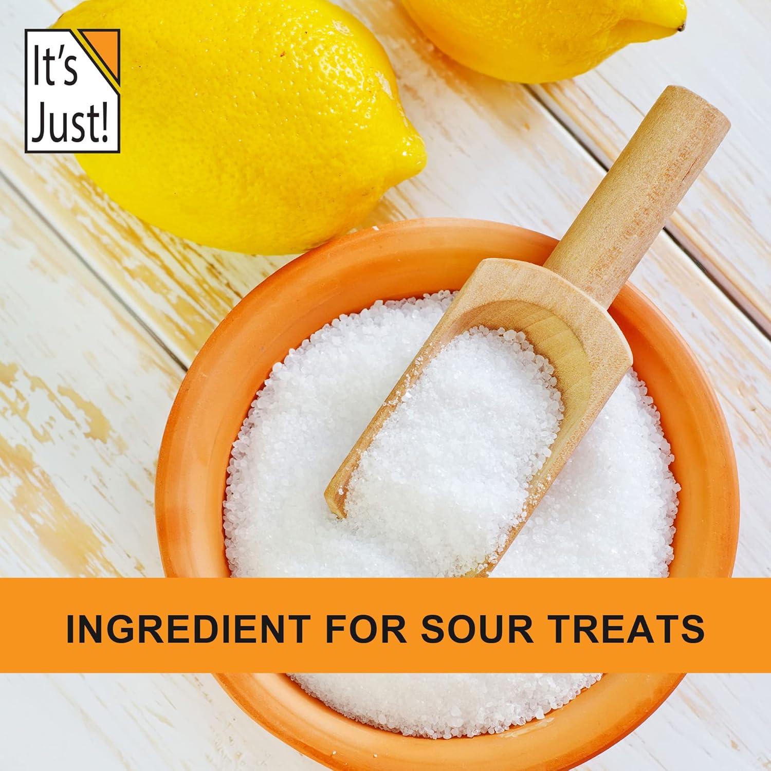 It'S Just - Citric Acid, Food Grade Flavor Enhancer Powder, Non-Gmo, Great For Cooking, Cleaning, Bath Bombs, Natural Preservative (6 Ounces) : Grocery & Gourmet Food