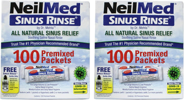 Neilmed Sinus Rinse Refill Packets, 100 Ct, 2 Pk Sold By Hero24Hour Thank You