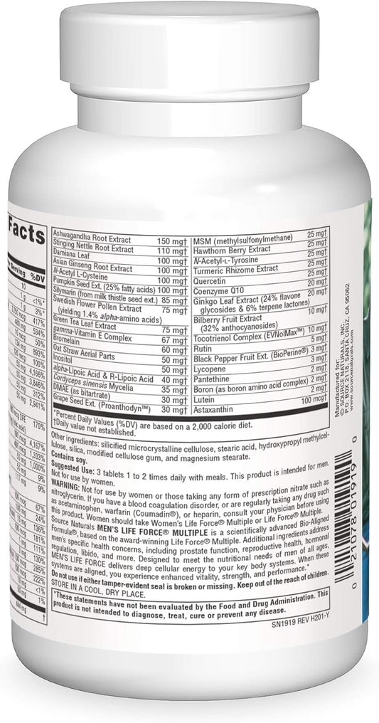 Source Naturals Men'S Life Force - 90 Tabs